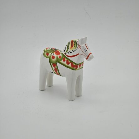 Dalahäst Vit 10 cm