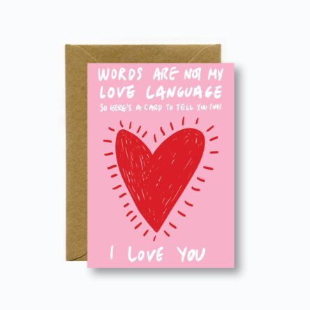 Greeting card - Love language