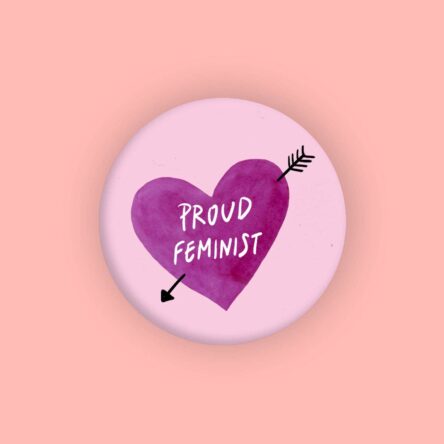 PROUD FEMINIST PIN