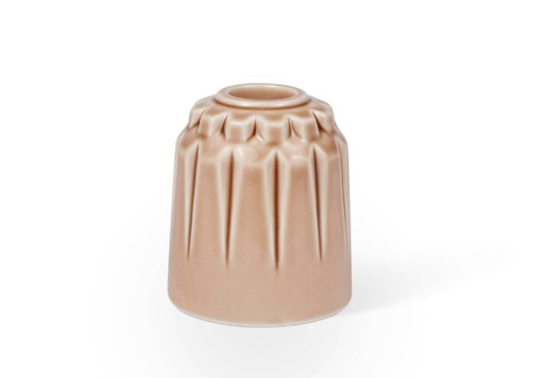 Alba candlestick - Five brown