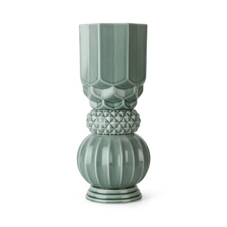 Samsurium Towerbell Peacock vase