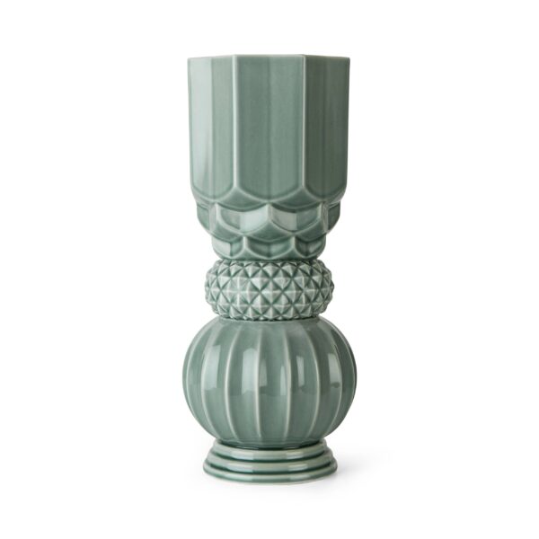 Samsurium Towerbell Peacock vase
