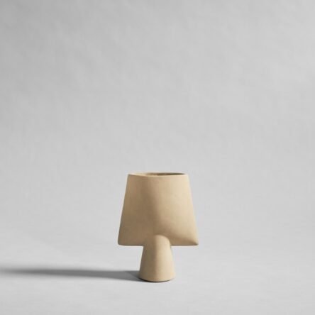 Sphere vase square mini Sand
