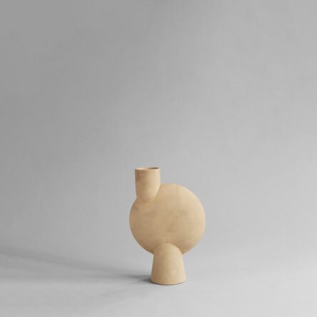 Sphere vase bubl medio Sand