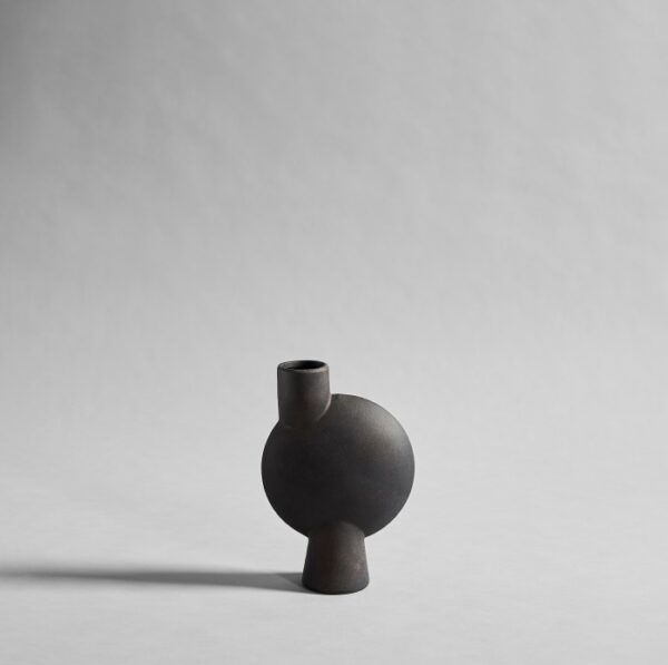 Sphere vase bubl medio Coffee