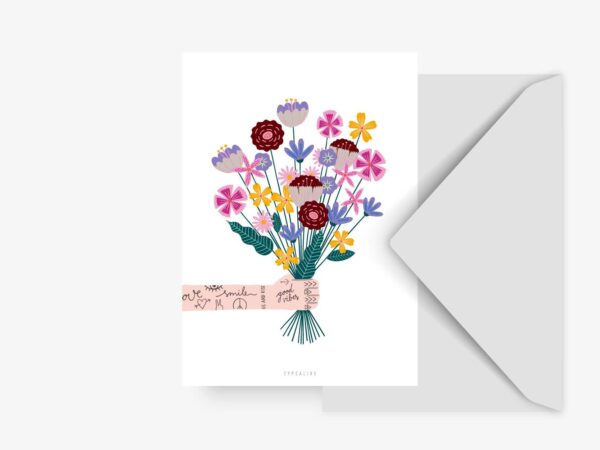 Postcard - Bunch of Flowers