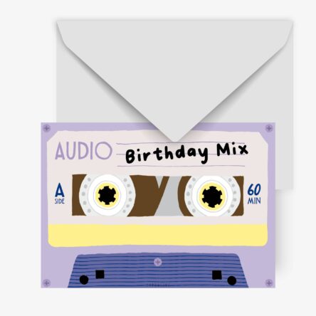 Postcard - Tape Birthday Mix