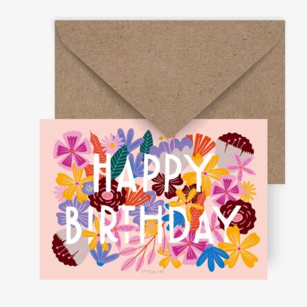 Postcard - Bloomy Birthday