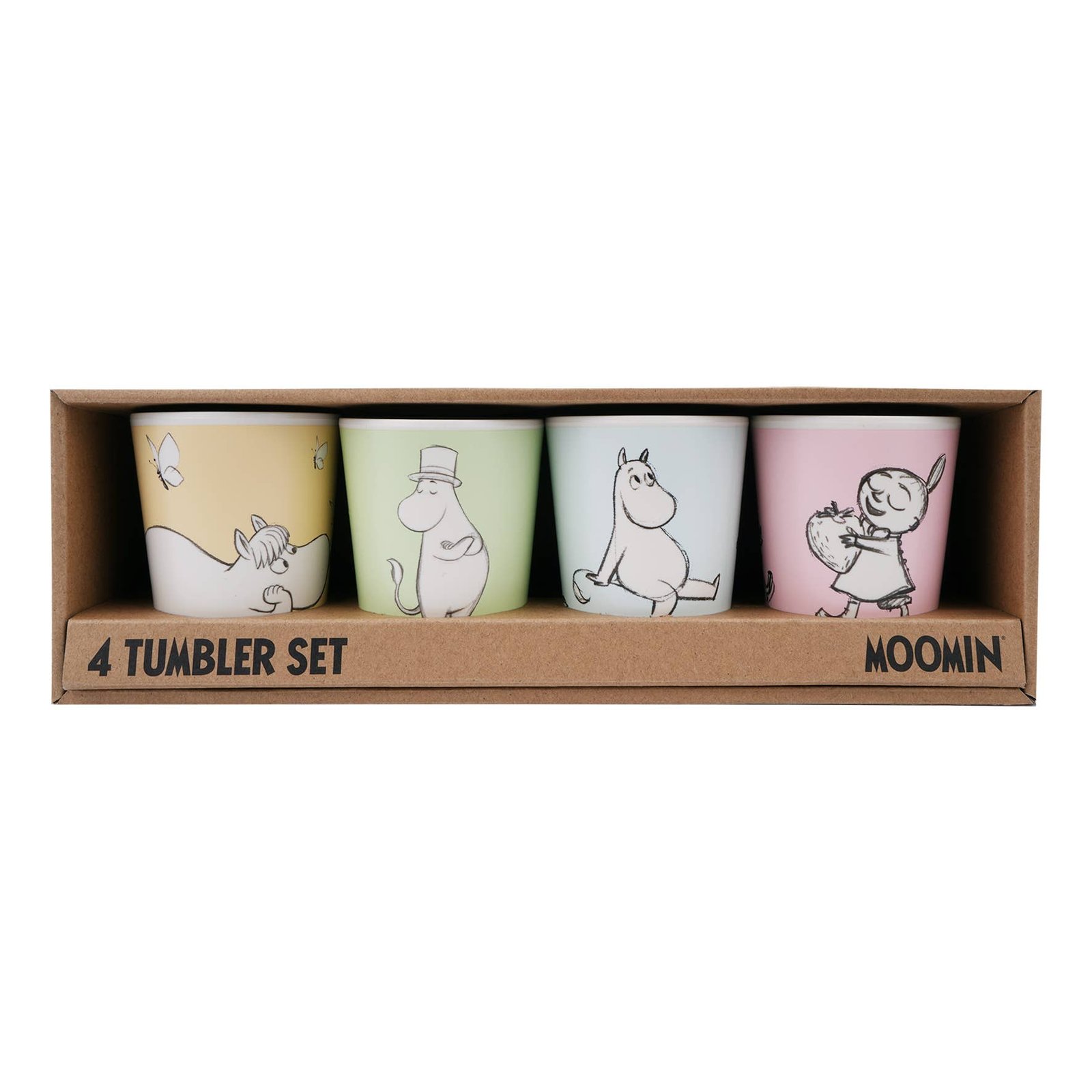 Moomin - Tumbler Set - 4pcs - Color (RPET)