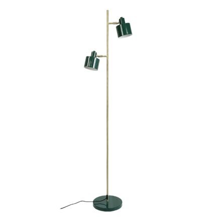 Floor lamp - Dark Green/ Brass
