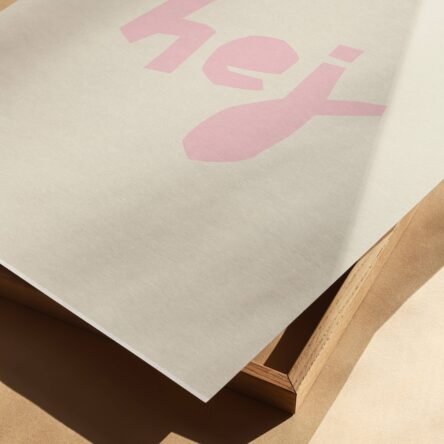Hej poster Pink 13 x 18 cm - photo 6