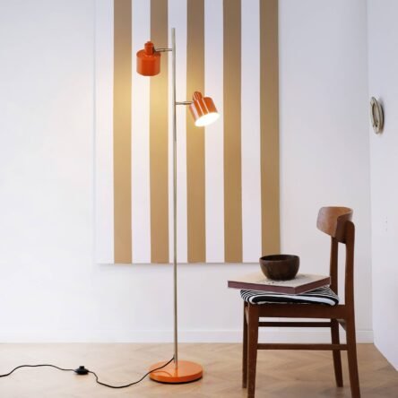 Lámpara de pie - Orange/ Brass - photo 6