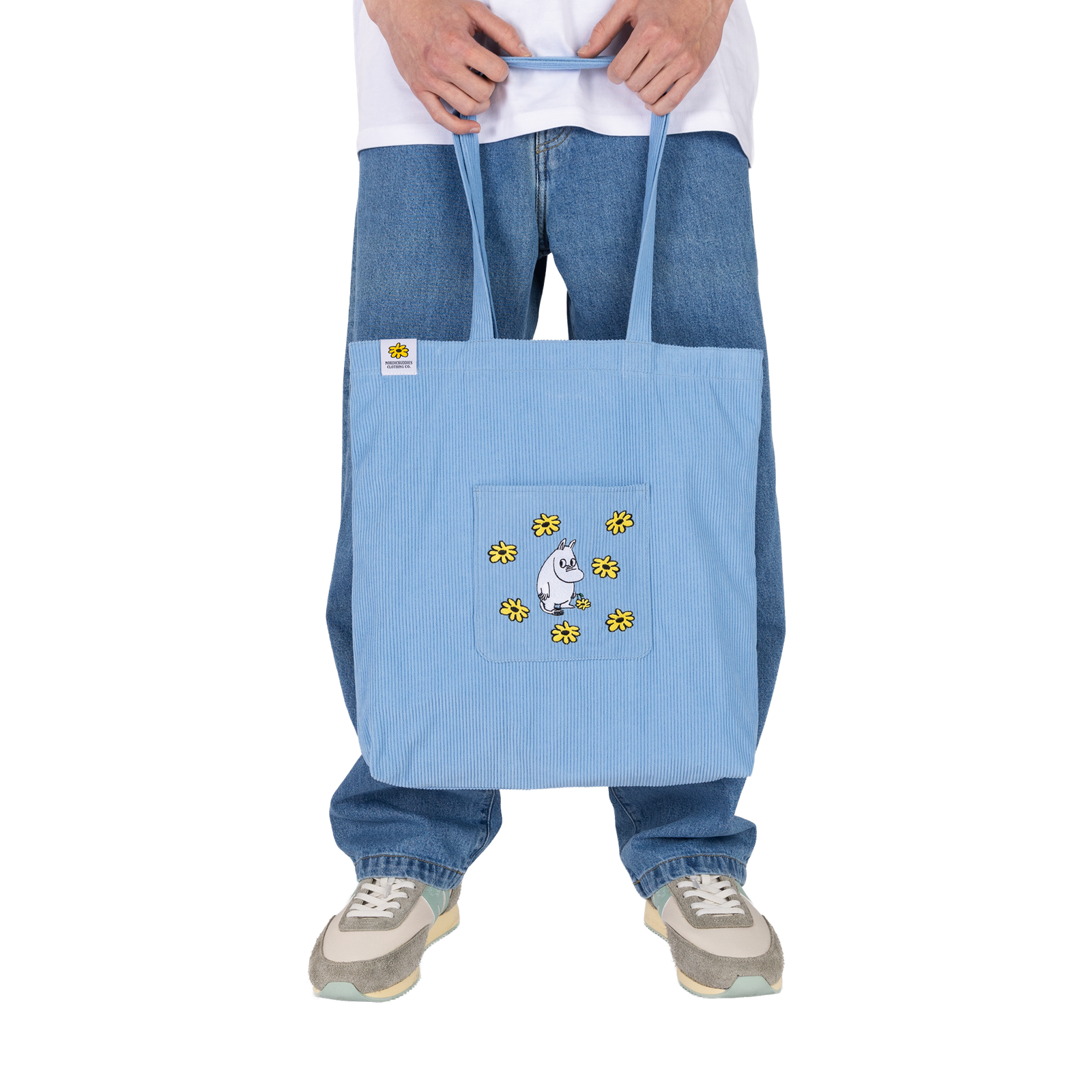 Moomintroll Corduroy Tote Bag