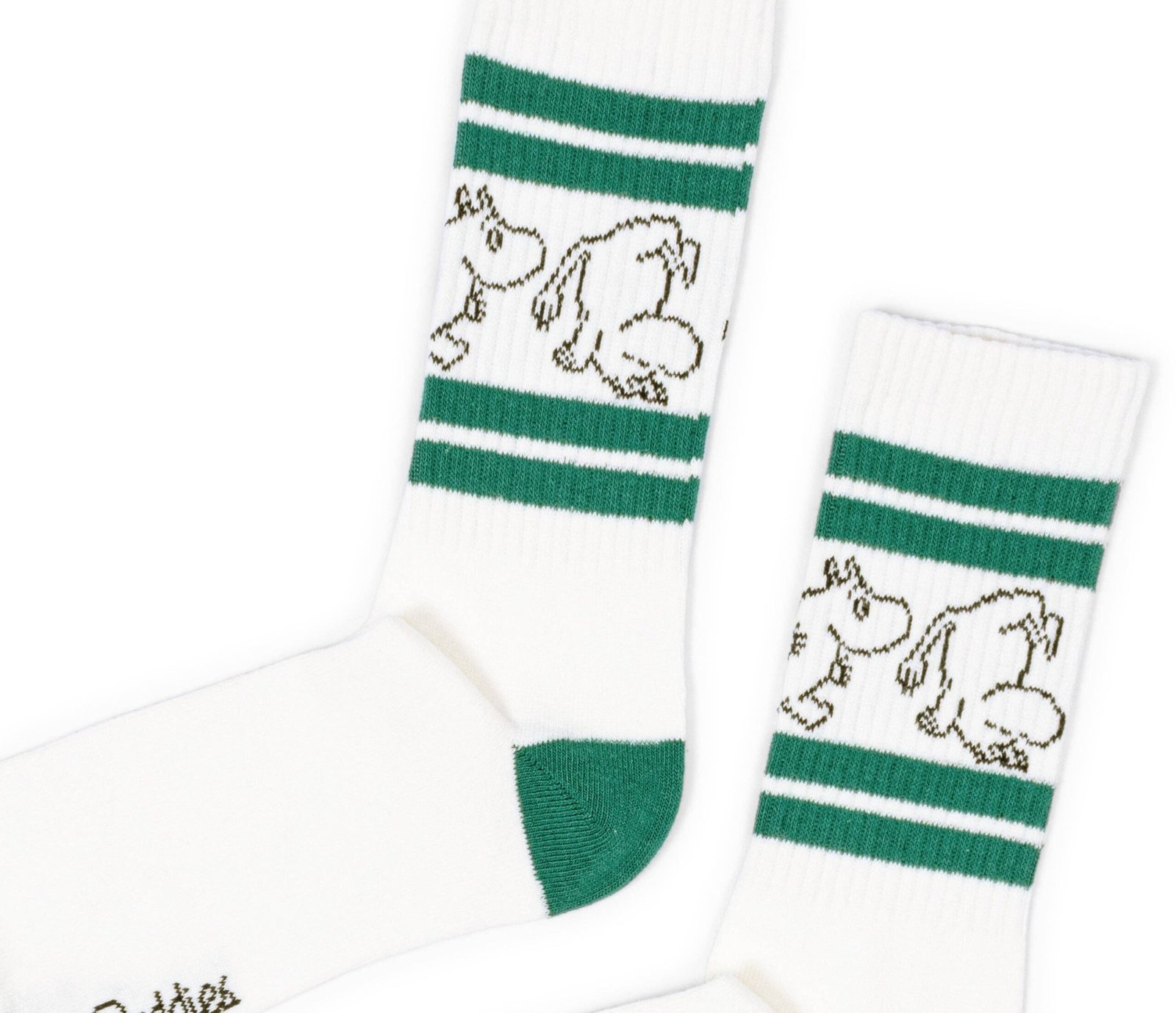 Moomintroll Retro Men Socks - White