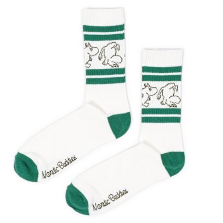 Moomintroll Retro Men Socks - White