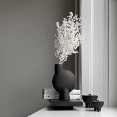 Sphere vase bubl medio Coffee