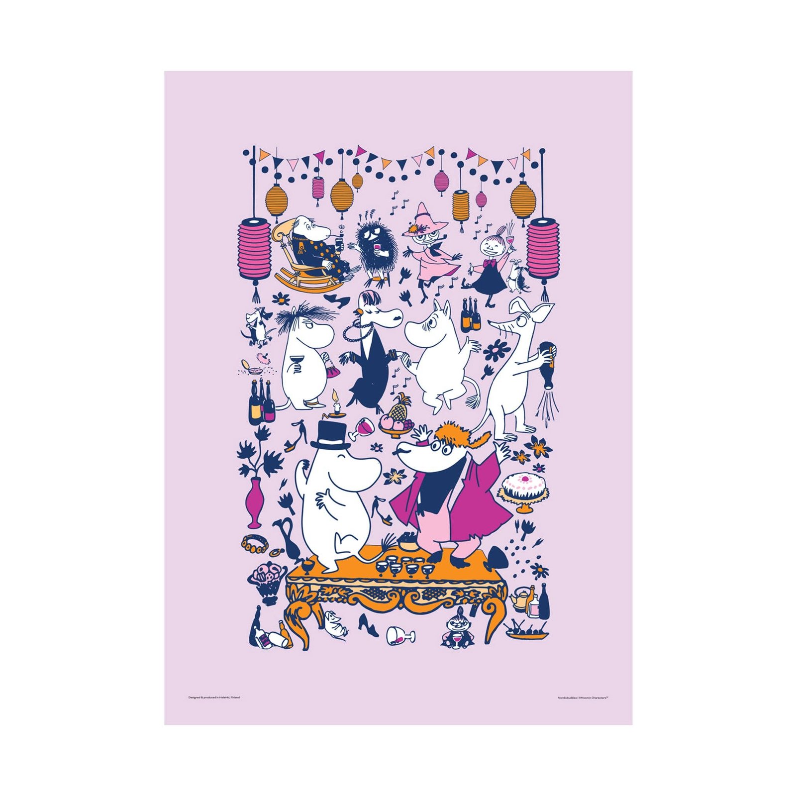 Moomin Party Poster